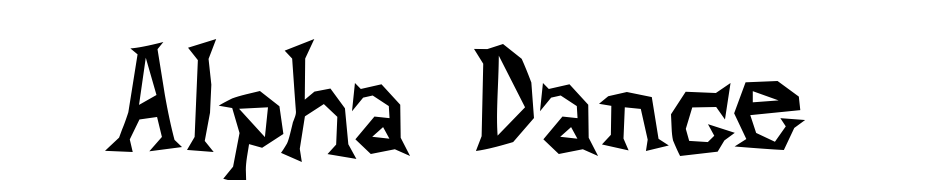 Alpha Dance Font Download Free