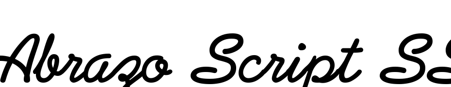 Abrazo Script SSi Bold Polices Telecharger