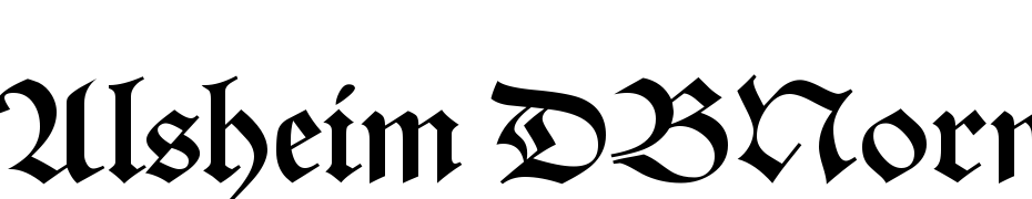 Alsheim DB Normal Fuente Descargar Gratis