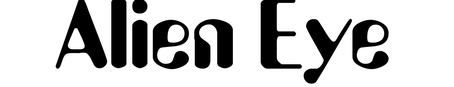 Alien Eye Font Download Free