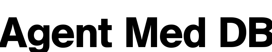 Agent Med DB Normal Font Download Free