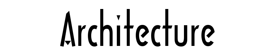 Architecture Font Download Free