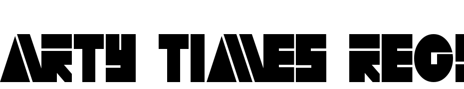 Arty Times Reg52 Regular Font Download Free