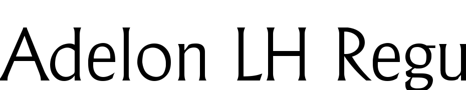 Adelon LH Regular Font Download Free