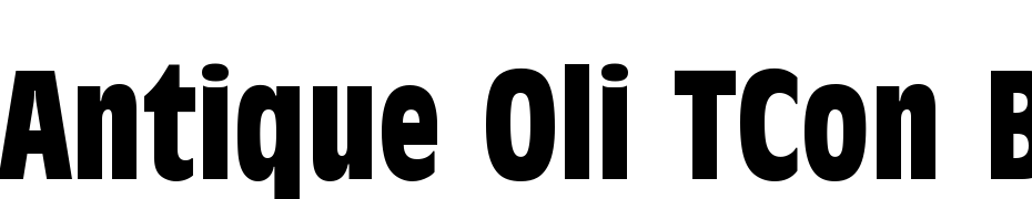 Antique Oli TCon Bold Font Download Free