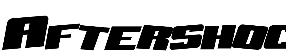 Aftershock Debris Solid Italic Polices Telecharger