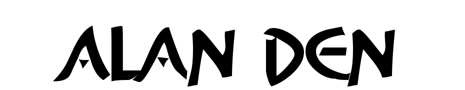 Alan Den Font Download Free