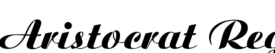 Aristocrat Regular Font Download Free