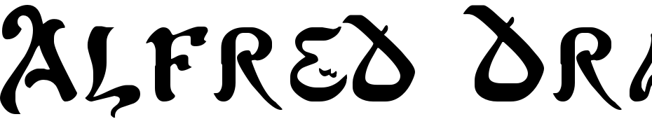 Alfred Drake Font Download Free