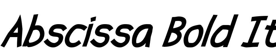 Abscissa Bold Italic Schrift Herunterladen Kostenlos