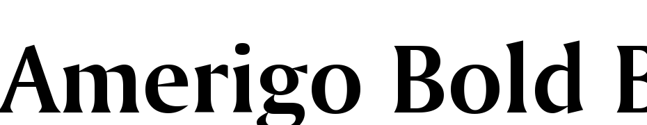 Amerigo Bold BT Schrift Herunterladen Kostenlos