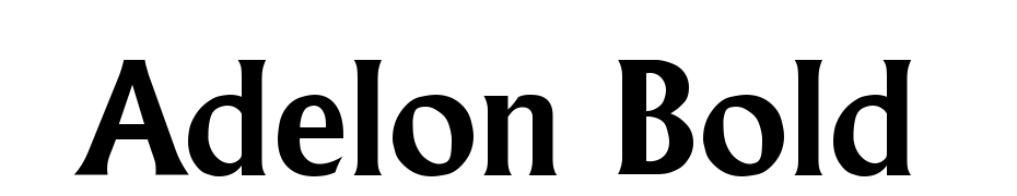 Adelon Bold Schrift Herunterladen Kostenlos