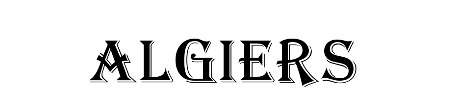 Algiers Font Download Free