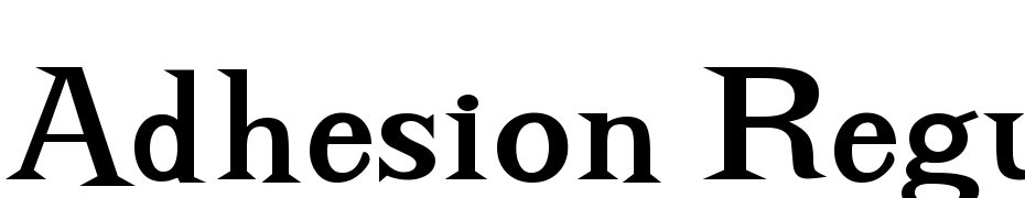 Adhesion Regular DB Fuente Descargar Gratis