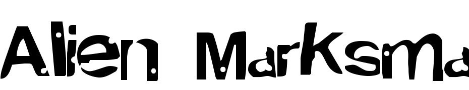 Alien Marksman Regular Font Download Free