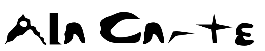 Ala Carte Font Download Free