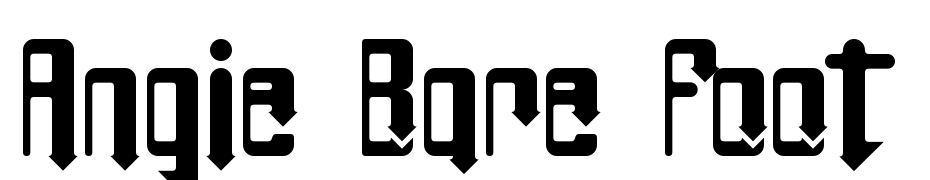 Angie Bare Foot Fuente Descargar Gratis