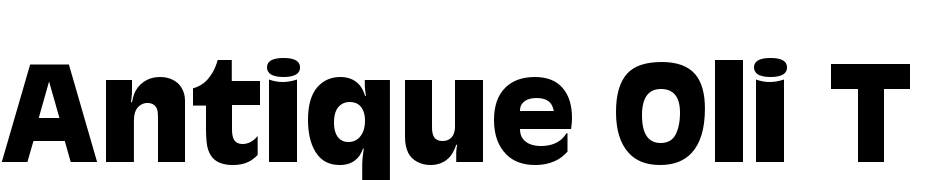 Antique Oli T Bold Font Download Free