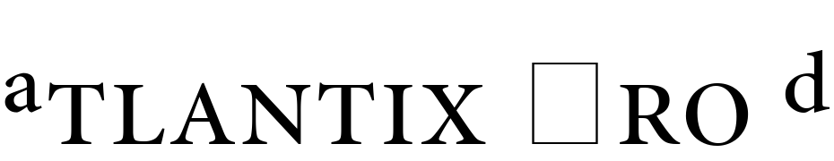 Atlantix Pro Display SSi Display Regular Font Download Free