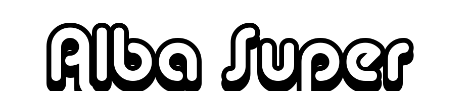 Alba Super Font Download Free