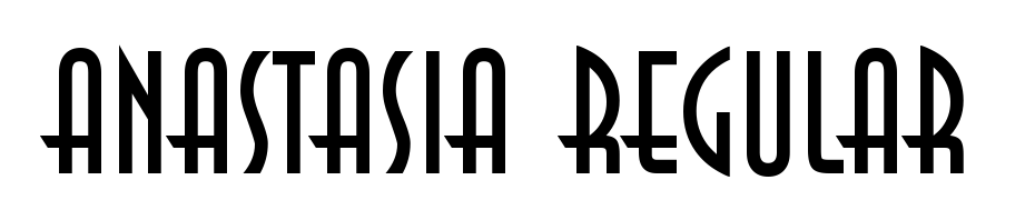 Anastasia Regular Scarica Caratteri Gratis