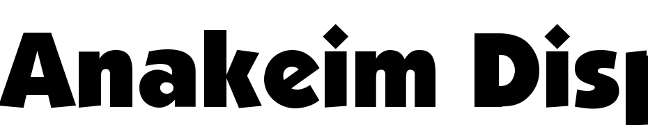 Anakeim Display SSi Font Download Free