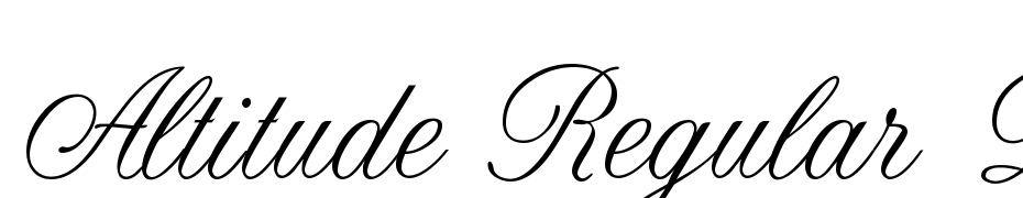 Altitude Regular DB Font Download Free