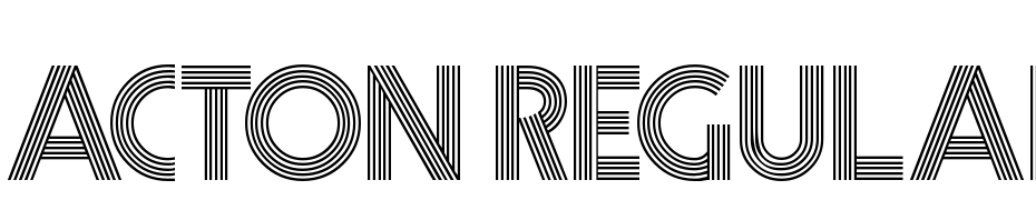 Acton Regular DB Font Download Free