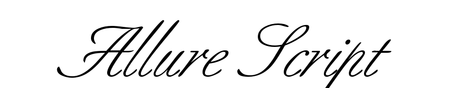 Allure Script Scarica Caratteri Gratis
