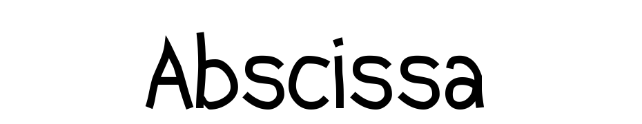 Abscissa cкачати шрифт безкоштовно