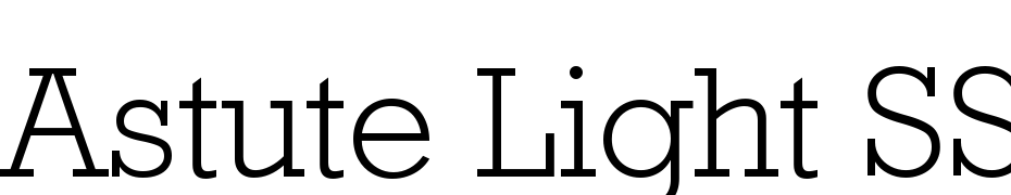 Astute Light SSi Light Schrift Herunterladen Kostenlos