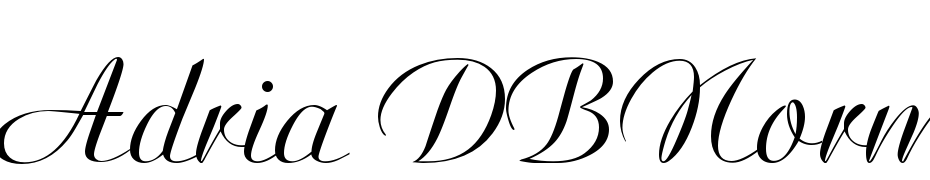 Adria DB Normal Scarica Caratteri Gratis