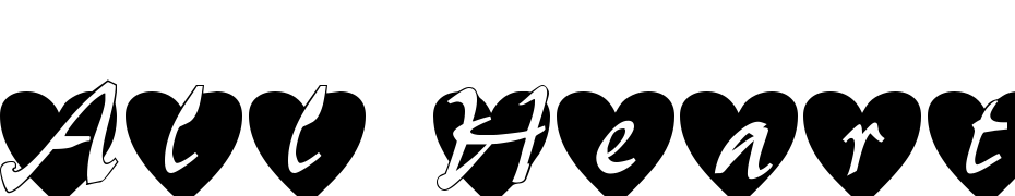 All Hearts Scarica Caratteri Gratis