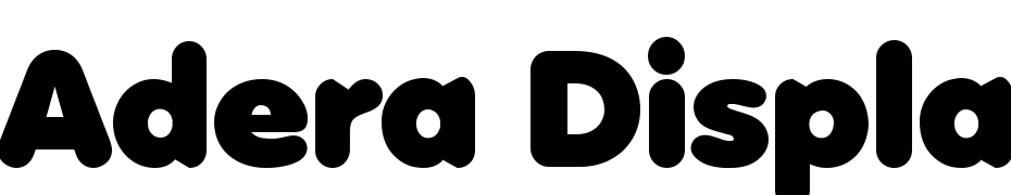 Adera Display SSi Font Download Free