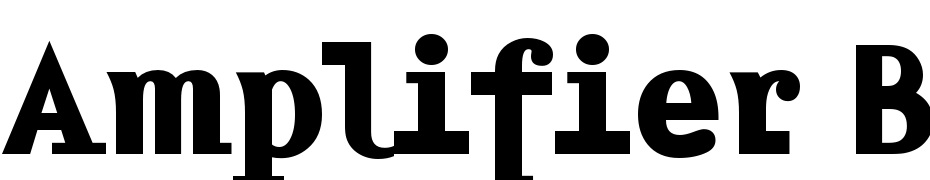 Amplifier B Font Download Free