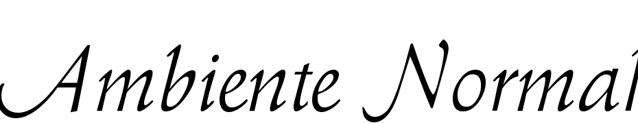 Ambiente DB Normal Yazı tipi ücretsiz indir