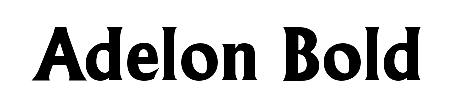 Adelon LH Bold Font Download Free