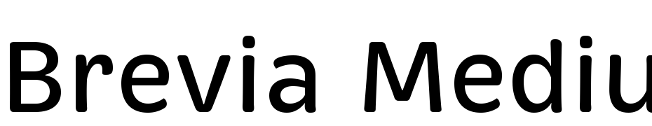 Brevia Medium Font Download Free