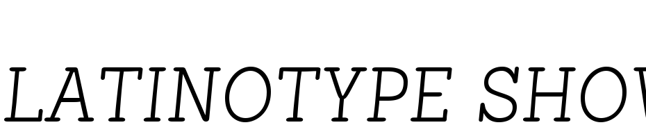 Showcase Slab Italic Font Download Free