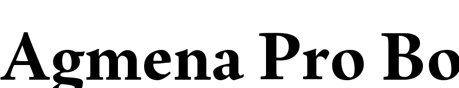 Agmena Pro Bold Font Download Free