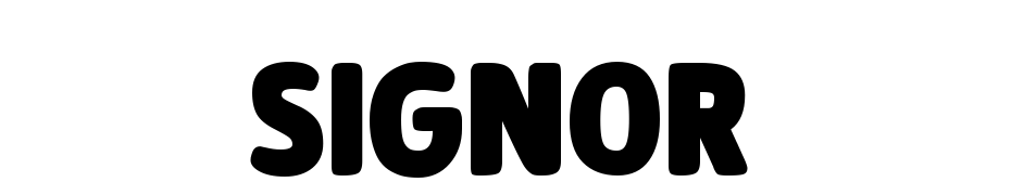 Signor Extra Bold Font Download Free