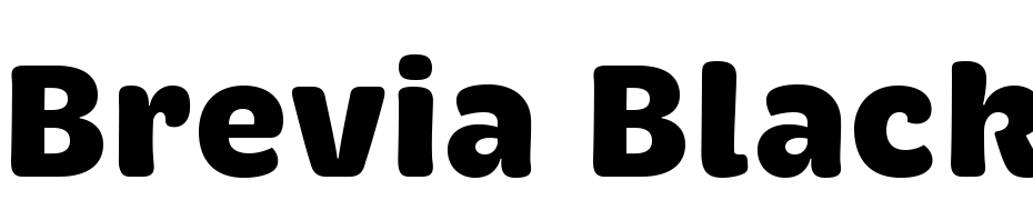 Brevia Black Font Download Free