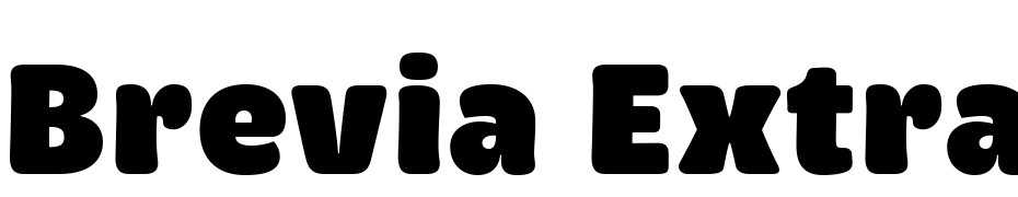 Brevia Extra Black Font Download Free