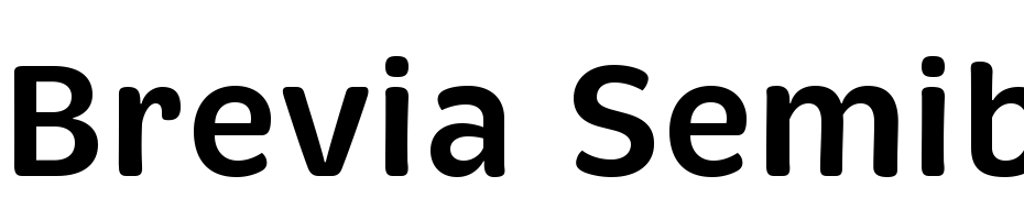 Brevia Semibold Font Download Free