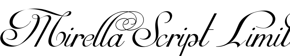 Mirella Script Limited Free Version.vfb Scarica Caratteri Gratis