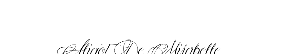 Aligot De Mirabelle Font Download Free
