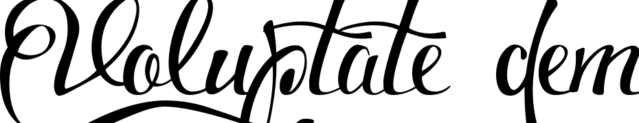 Voluptate_demo Font Download Free