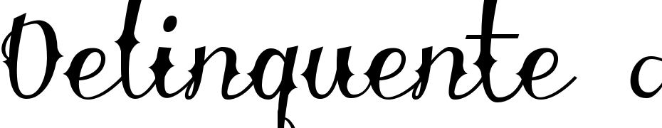 Delinquente Alt I Demo Scarica Caratteri Gratis