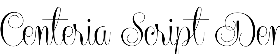 Centeria Script Demo Schrift Herunterladen Kostenlos