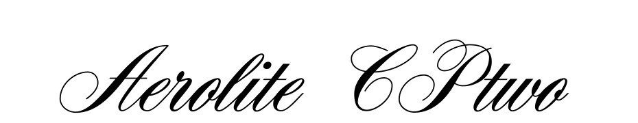 Aerolite CPtwo Font Download Free